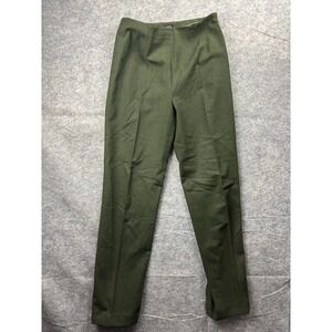 Etcetera Green Wool Blend Dress Pants Size 6 Slacks Career Work Professional